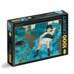 Puzzle Mary Cassatt Little Girl in a Blue Armchair 1000 piese