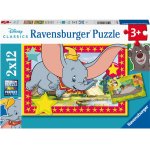 Puzzle Ravensburger Adventure Disney Animals 2x12 piese