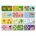 Puzzle duo tactil Djeco Primele numere 24 piese