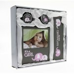 Rama foto baby evan 10x15, set cutiuta suvita dintisor, certificat, cutie eleganta culoare roz