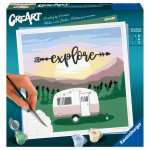 Pictura pe numere CreArt rulota Explore Ravensburger