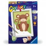 Pictura pe numere CreArt pentru copii maimuta salbatica Ravensburger