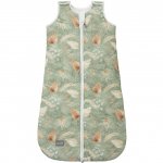 Sac de dormit din bumbac 0-24 luni Grow with me Boho Green Sleepee 2,5 tog