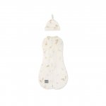 Saculet Swaddle pentru infasat + caciulita Second Step Boho Sleepee