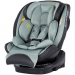 Scaun auto Chipolino Hypnotic Basil I-Size 40-150 cm cu sistem Isofix, Top tether, Sezut rotativ