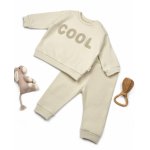 Set bluzita si pantaloni pentru bebelusi, BabyCosy Cool, Verde, marime 6-9 luni