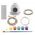 Set creativ Casuta pasarilor cu clopotel de vant