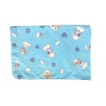 Set de 2 cearsafuri din finet pt pat de 140x70 cm cu elastic pe colturi