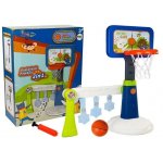 Set de joaca 2 in 1 cos de baschet pentru copii cu minge si pompa
