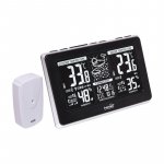 Statie meteo cu emitator extern, afisaj lcd, ceas calendar, interior/exterior