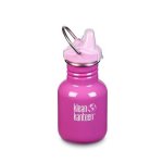Sticla din otel inoxidabil cu capac Sippy Narrow Klean Kanteen Clasic Brushed Stainless355 ml