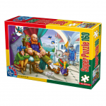 Super Puzzle Motanul incaltat 160 piese