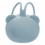 Suport pentru suzeta din silicon AppeKids The Little Bear Aqua Blue