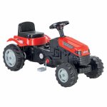 Tractor cu pedale pentru copii  de la 3ani pana la 50kg,volan cu claxon si transmisie pe lant Pilsan Active Red