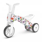 Tricicleta pentru copii Chillafish Bunzi Monsters 2 in 1 transformabila in bicicleta fara pedale, scaun usor reglabil, roti din cauciuc sintetic, spatiu depozitare jucarii, greutate admisa 25 kg