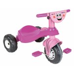 Tricicleta pentru copii Pilsan Smart Pink cu pedale,design ergonomic si durabil,roti rezistente,usor de manevrat de la 2 ani pana la 35 kg,claxon inclus