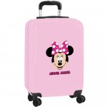 Troler Minnie Mouse cu carcasa rigida 34x55x20 cm
