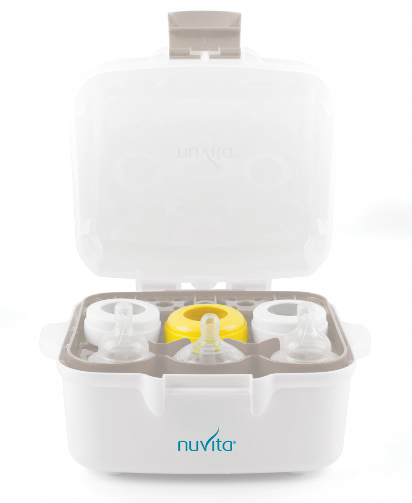 Sterilizator biberoane pentru microunde Nuvita Stericompact