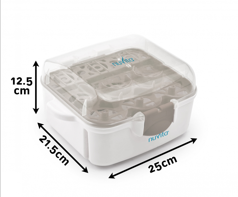 Sterilizator biberoane pentru microunde Nuvita Stericompact - 3 | YEO
