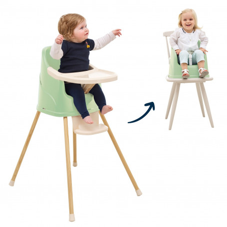 Scaun inalt evolutiv Thermobaby Youpla Celadon - 1 | YEO
