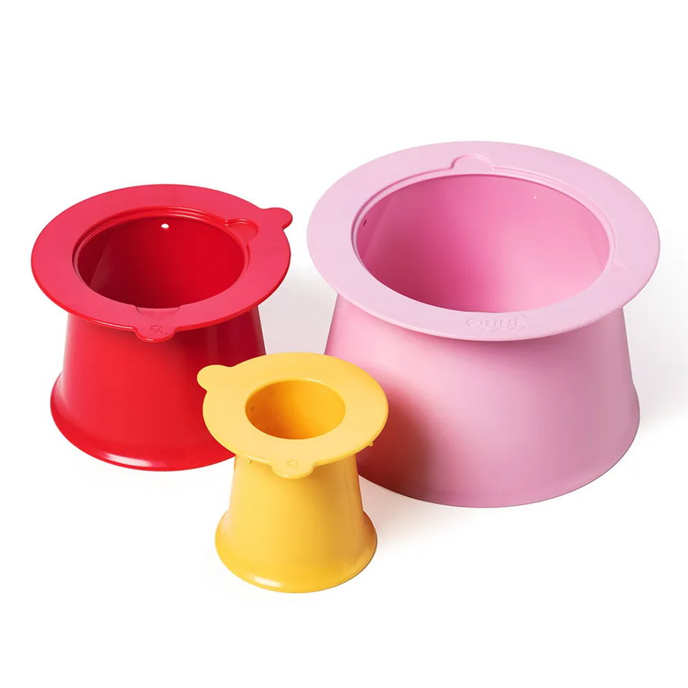 Set forme pentru nisip Alto Quut Toys rosu - 3 | YEO