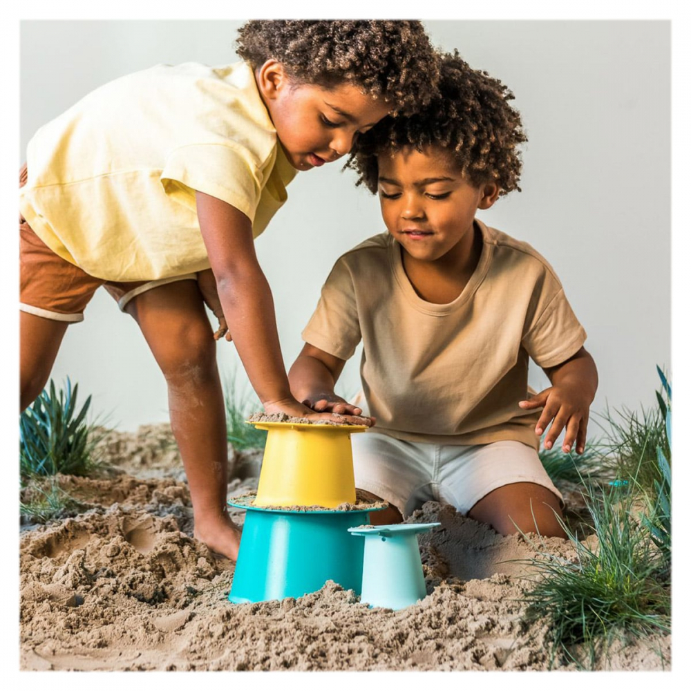 Set forme pentru nisip Alto Quut Toys albastru