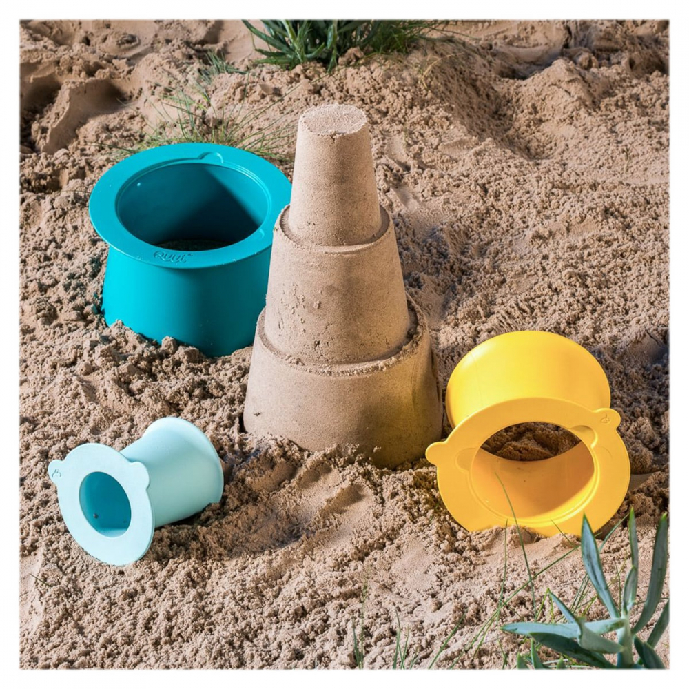Set forme pentru nisip Alto Quut Toys albastru - 2 | YEO