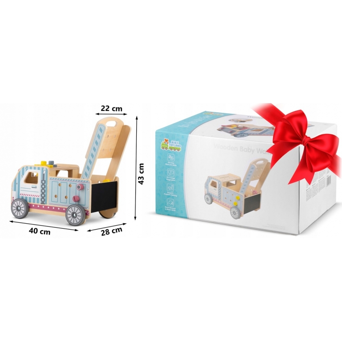 Antemergator din lemn tip atelier si diverse activitati 40 x 28 x 43 cm Ricokids RK-874 - 6