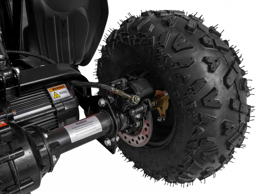 ATV electric pentru copii Desert Storm Black, Motor 800W, baterie 48V20Ah, panoul de bord iluminat cu afisaj viteza, kilometraj si incarcare, pornire la cheie, cu marsarier, cutie de viteze automata, pana la 40 kmh - 6