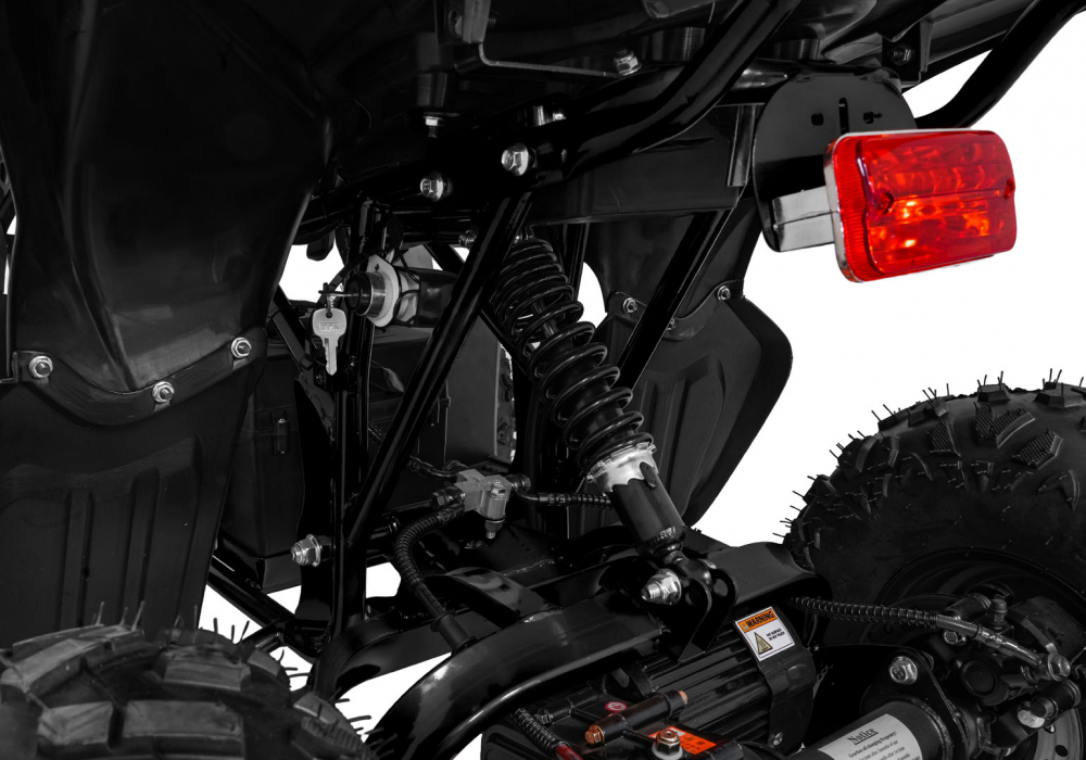 ATV electric pentru copii Desert Storm Black, Motor 800W, baterie 48V20Ah, panoul de bord iluminat cu afisaj viteza, kilometraj si incarcare, pornire la cheie, cu marsarier, cutie de viteze automata, pana la 40 kmh - 8