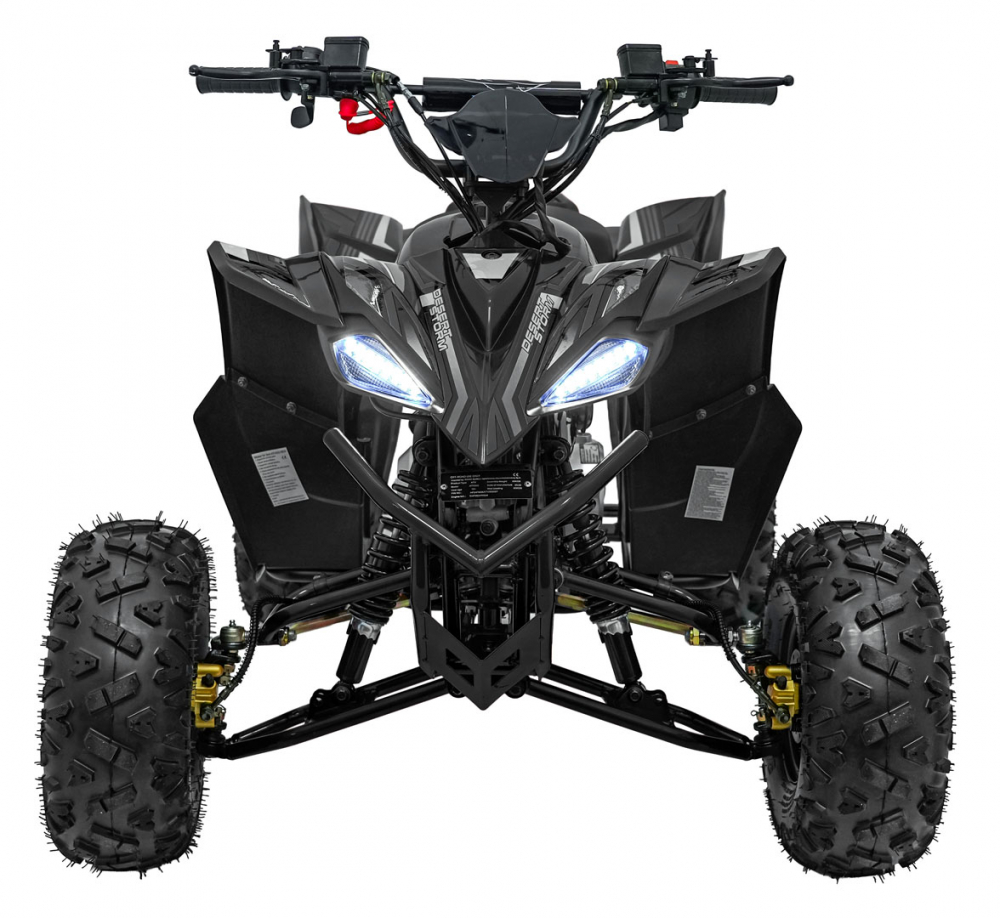 ATV electric pentru copii Desert Storm Black, Motor 800W, baterie 48V20Ah, panoul de bord iluminat cu afisaj viteza, kilometraj si incarcare, pornire la cheie, cu marsarier, cutie de viteze automata, pana la 40 kmh - 11