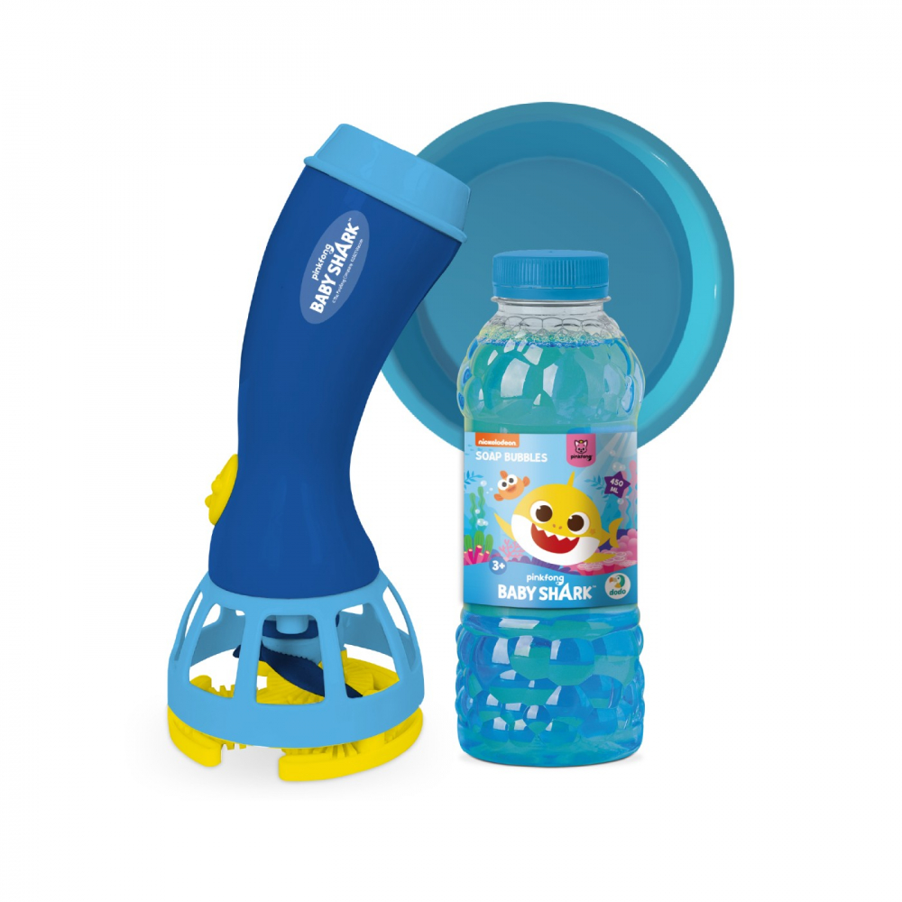Set baloane de sapun cu generator Baby Shark 450 ml - 1 | YEO