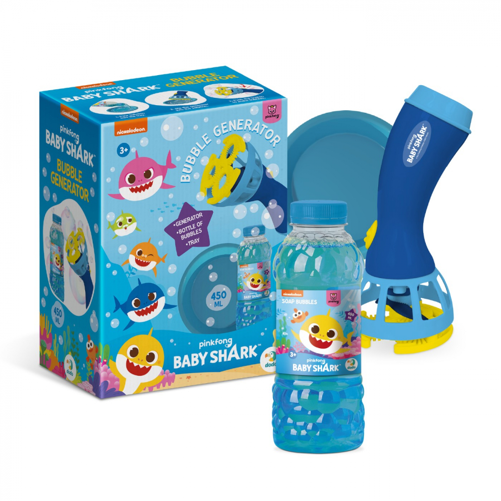 Set baloane de sapun cu generator Baby Shark 450 ml - 3 | YEO
