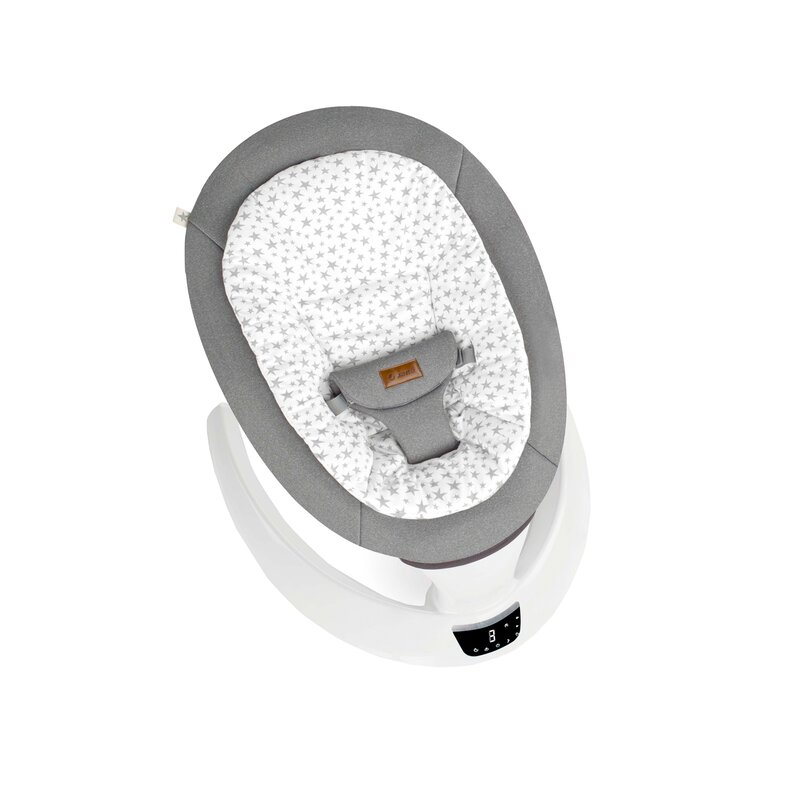 Balansoar electric Jane Moon Star cu 5 trepte de viteza, Timer, 12 melodii si 5 sunete ale naturii