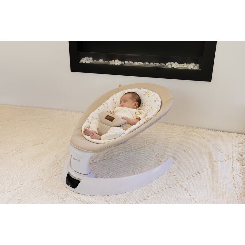 Balansoar electric Jane Moon Star cu 5 trepte de viteza, Timer, 12 melodii si 5 sunete ale naturii - 4
