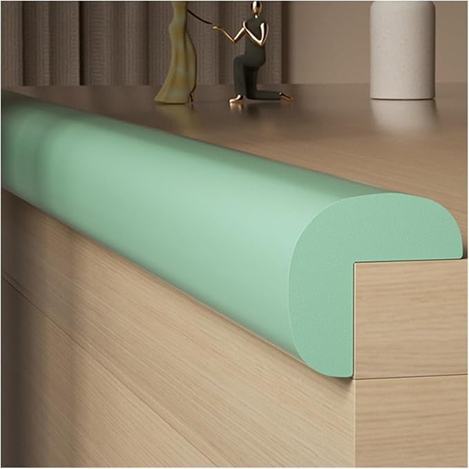 Set 2 benzi protectie muchii si margini Car Boy Safety din spuma verde pastel 24x900x22x6 mm - 2 | YEO