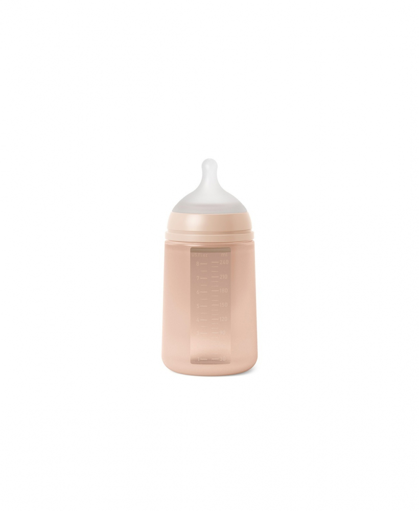 Biberon din silicon, 240ml, Colour Essence SX Pro debit mediu, nude - 2 | YEO