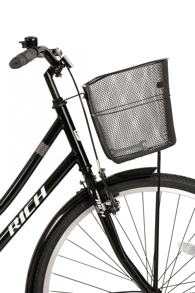 Bicicleta City Rich Dunarea R2892A NegruAlb, roti 28 inch, inaltime utilizator 165-195 cm, greutate suportata 120 kg - 4
