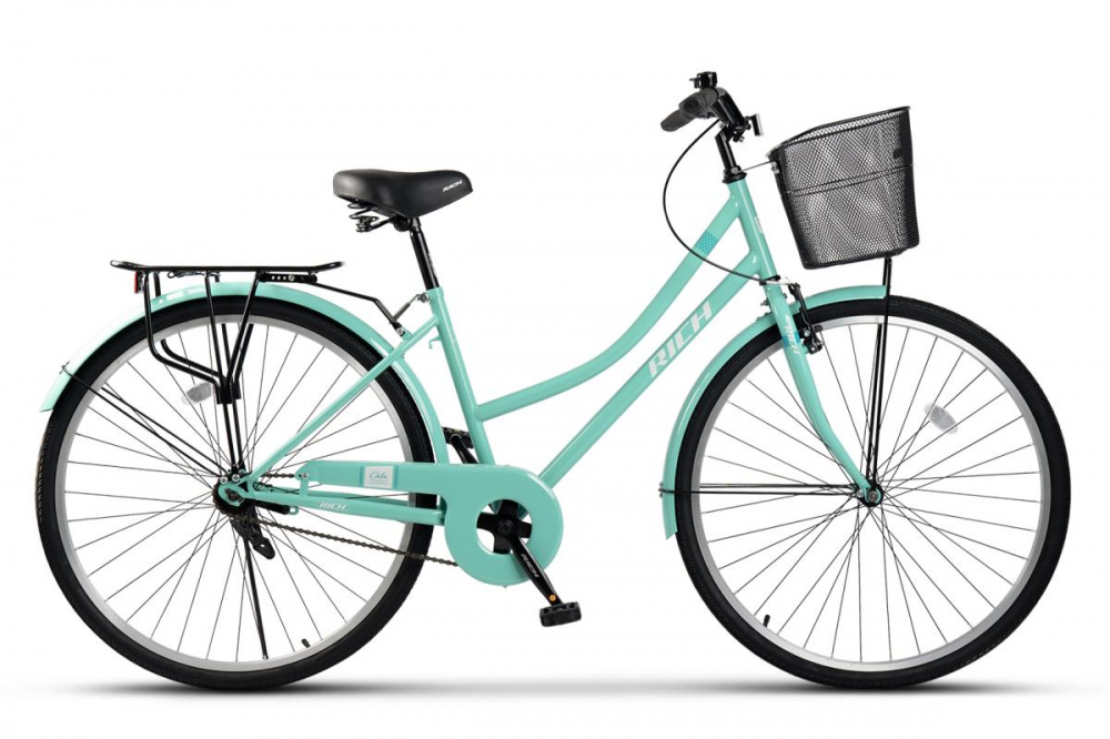 Bicicleta City Rich Dunarea R2892A Turcoaz, roti 28 inch, inaltime utilizator 165-195 cm, greutate suportata 120 kg - 2 | YEO