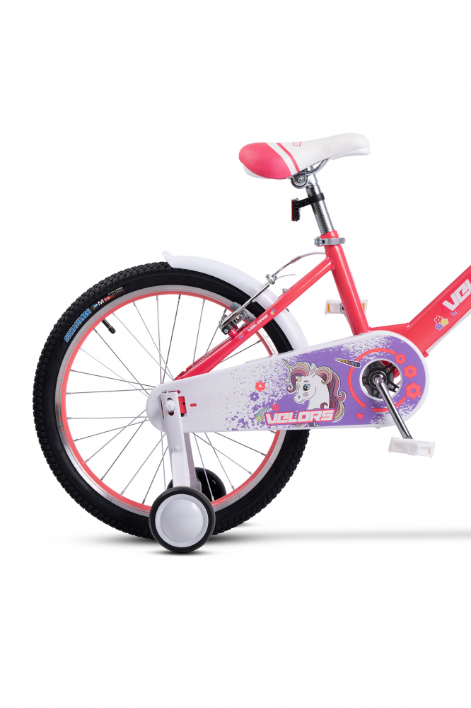 Bicicleta Copii Velors V2002A Roz, varsta 7-10 ani, roti 20 inch, greutate suportata 80 kg , inaltime utilizator 120-155 cm - 3