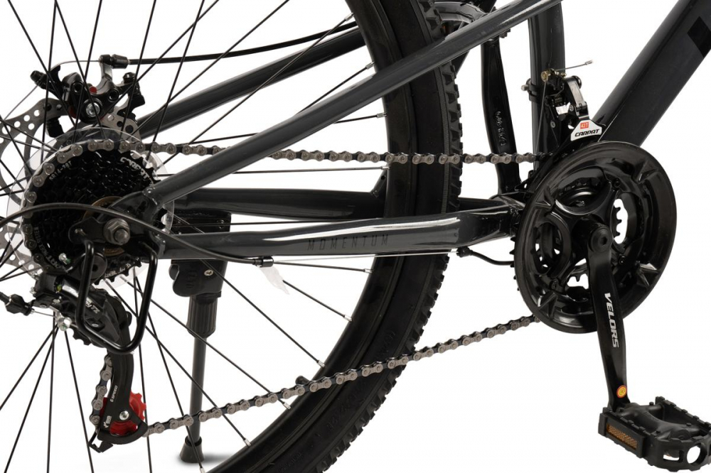 Bicicleta MTB-Full Suspension Velors Trail 2.7 V27271D GriNegru, roti 27,5 inch, greutate suportata 120 Kg, inaltime utilizator 160-175 cm - 4