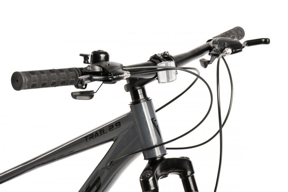 Bicicleta MTB-Full Suspension Velors Trail 2.9 V29271D GriNegru, roti 29 inch, greutate suportata 120 kg, inaltime utilizator 170-185 cm - 1 | YEO