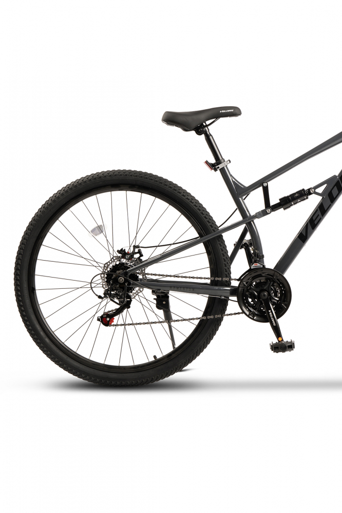 Bicicleta MTB-Full Suspension Velors Trail 2.9 V29271D GriNegru, roti 29 inch, greutate suportata 120 kg, inaltime utilizator 170-185 cm - 3