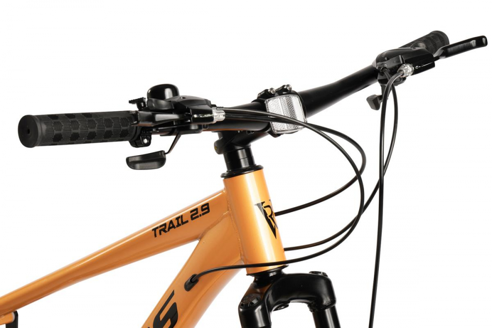 Bicicleta MTB-Full Suspension Velors Trail 2.9 V29271D PortocaliuNegru, roti 29 inch, greutate suportata 120 kg, inaltime utilizator 170-185 cm - 1 | YEO