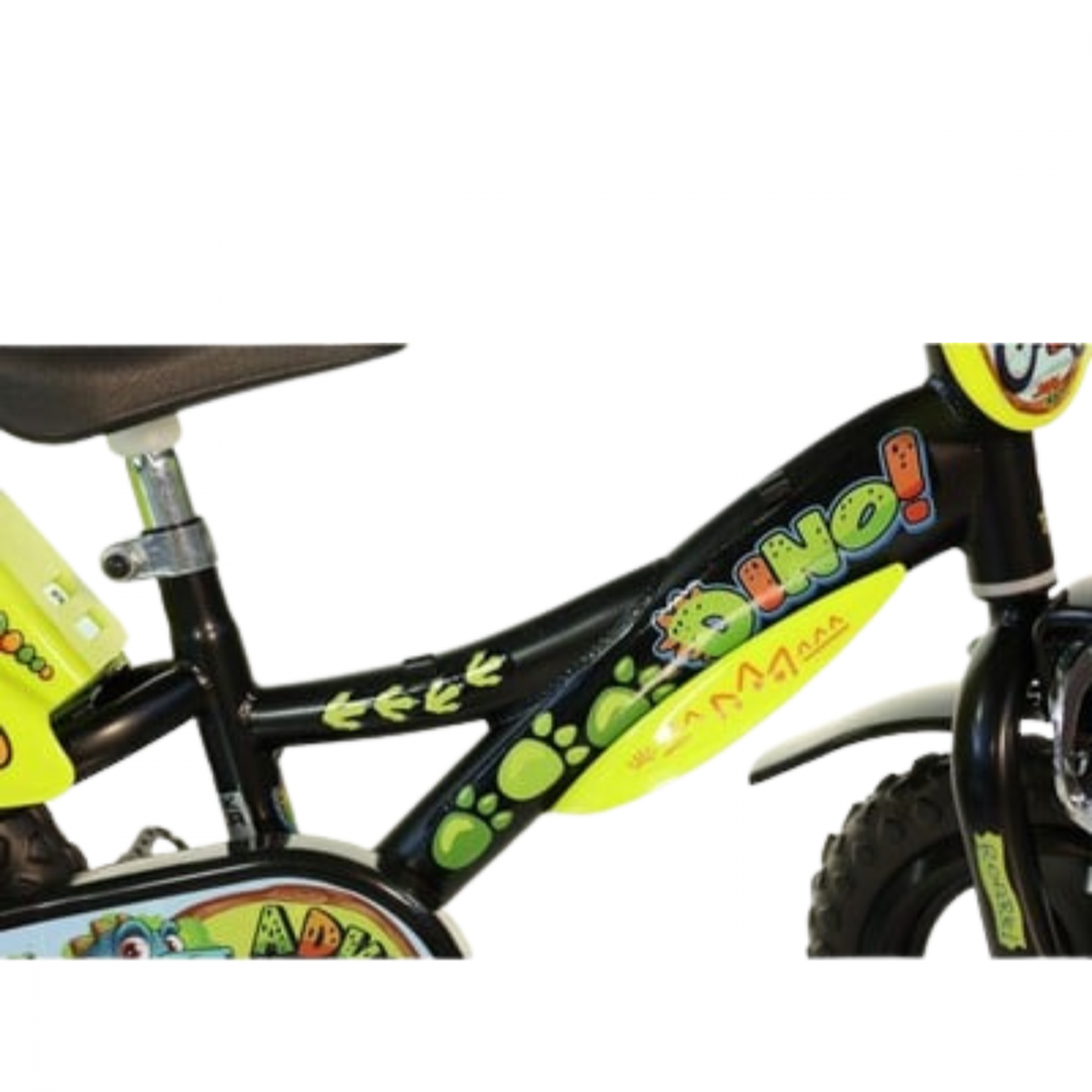 Bicicleta pentru copii Dino Bikes Aventurile dinozaurului, roti 14 inch, inaltime utilizator 95-115 cm, greutate suportata 50 kg - 2 | YEO