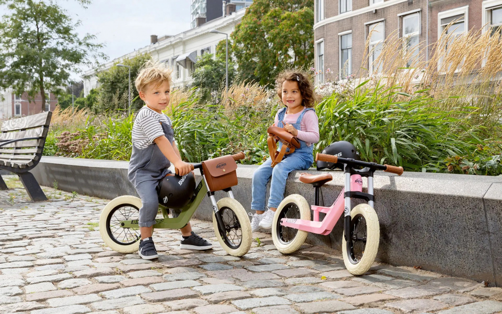 Bicicleta copii fara pedale Berg Biky Retro Green 12 inch, anvelope pneumatice, scaun reglabil pe inaltime 32-45 cm, inaltime utilizator 90-120 cm, greutate maxima utilizator 30 kg, varsta 2,5-5 ani - 4