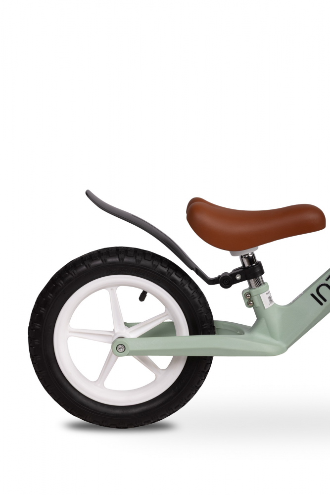 Bicicleta de echilibru fara pedale pentru copii Toyz Inter Mint,Roti gonflabile,Sa confortabila din piele cu inaltime reglabila,Protectie noroi,Manere antiderapante,De la 3ani sau maxim 30kg - 1 | YEO