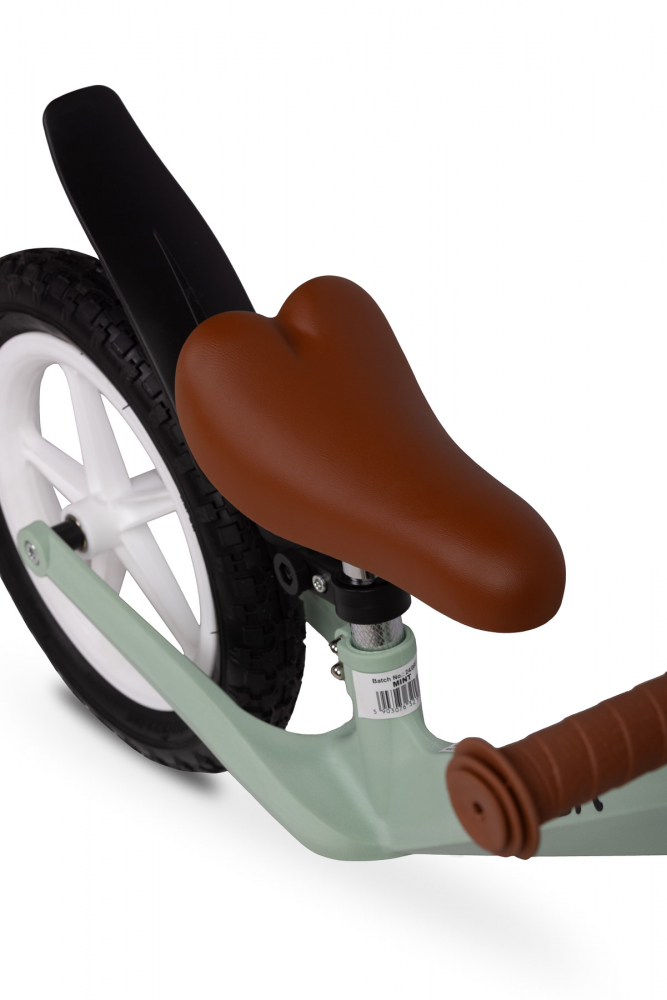 Bicicleta de echilibru fara pedale pentru copii Toyz Inter Mint,Roti gonflabile,Sa confortabila din piele cu inaltime reglabila,Protectie noroi,Manere antiderapante,De la 3ani sau maxim 30kg - 2