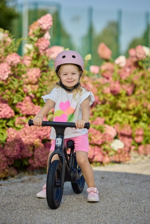 Bicicleta de echilibru pentru copii, Adamex Speed M8, pliabila, fara pedale, cu Saua reglabila si manere confortabile, 2-5 ani, pana la 35 kg, Black Onyx - 3