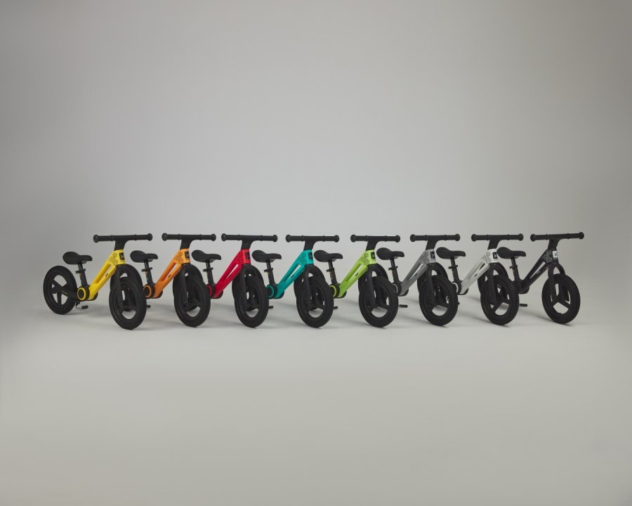 Bicicleta de echilibru pentru copii, Adamex Speed M8, pliabila, fara pedale, cu Saua reglabila si manere confortabile, 2-5 ani, pana la 35 kg, Jet Red - 4